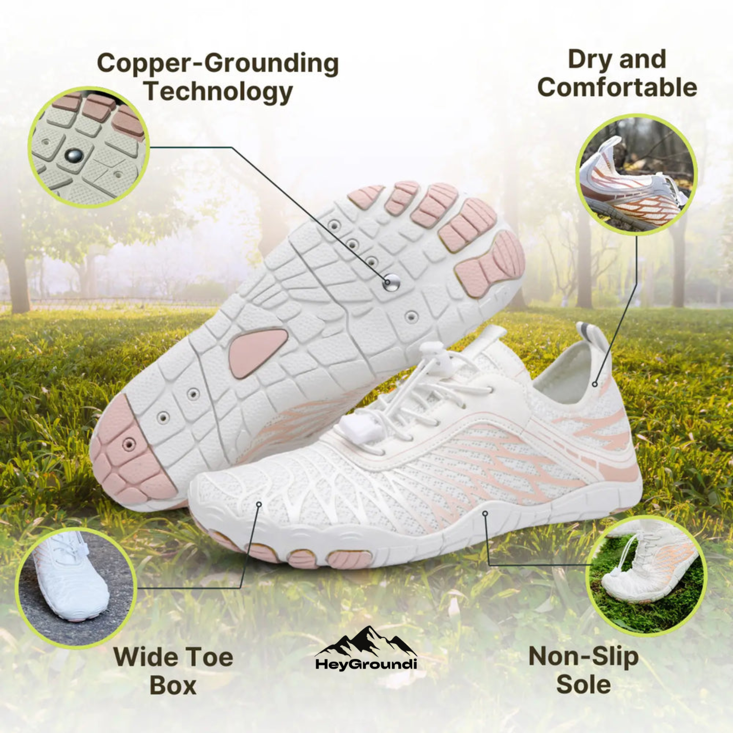 MyComfeet™- Skin Pro with Copper Grounding Allround Barefoot Shoes